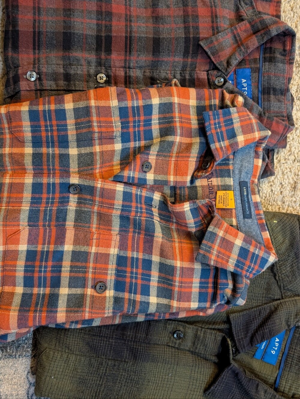 Set Of 3 Flannels